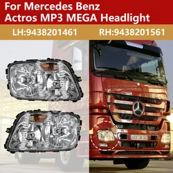 24v For Mercedes Benz Actros MP3 MEGA Headlight European Truck Parts  Head Lamp 9438201461 9438201561 9438201661 9438201761