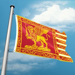 Italië Republiek Venetië Stadsvlag 3ft X 5ft Polyester Banner Vliegend 90*150Cm Fijn Naaien Custom Indoor Weerstand