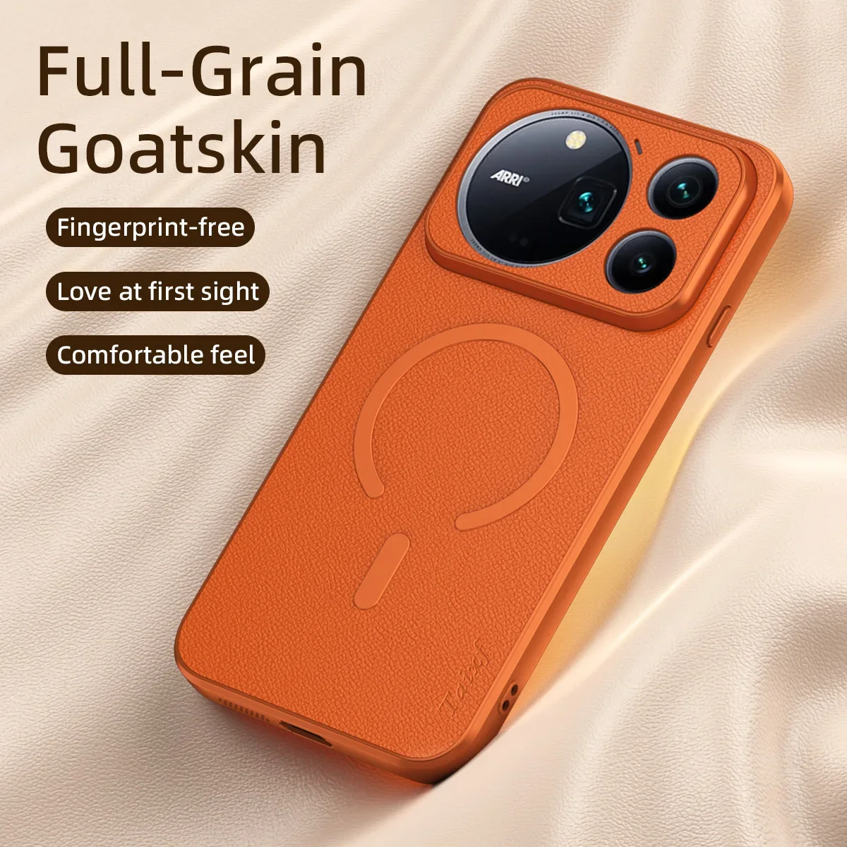 Luxury High-quality Magnetic Leather Phone Case for Honor Magic 9 Pro Max Magic 9 Super Magic 9 Lite + Shock-absorbing Shell