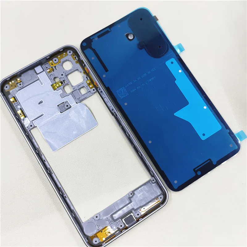 Kompletna obudowa do telefonu Samsung Galaxy A17 5G A176B: środkowa ramka + tylna obudowa z baterią, tylna klapka z otworem na obiektyw aparatu. — zdjęcie produktu 2