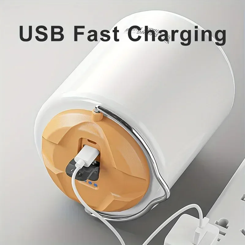 Linterna LED recargable para acampar al aire libre, gancho, luz superbrillante, luz de tienda, luz de emergencia nocturna, luz de Camping portátil