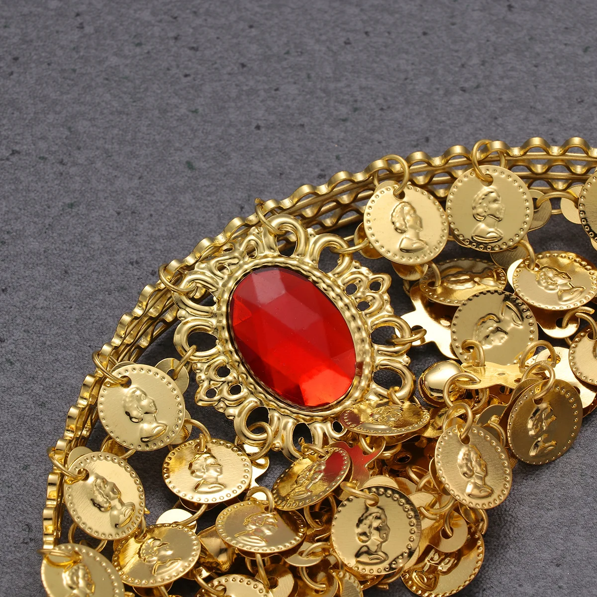 

Металлическая повязка на голову для танца живота в индийском стиле, золотая, свободный размер, блестящие блестки, украшение для головы для танцевального шоу, репетиция