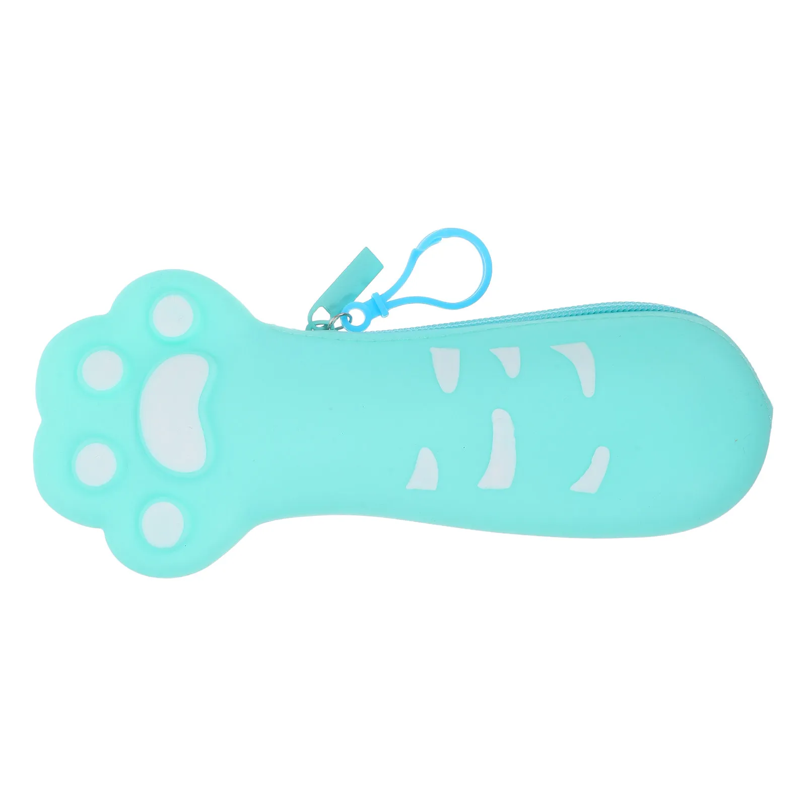 

Маленький милый силиконовый пенал в форме кошачьей лапки, компактный, непроливаемый органайзер для школы, путешествий, офиса, канцелярских принадлежностей, милый пенал.