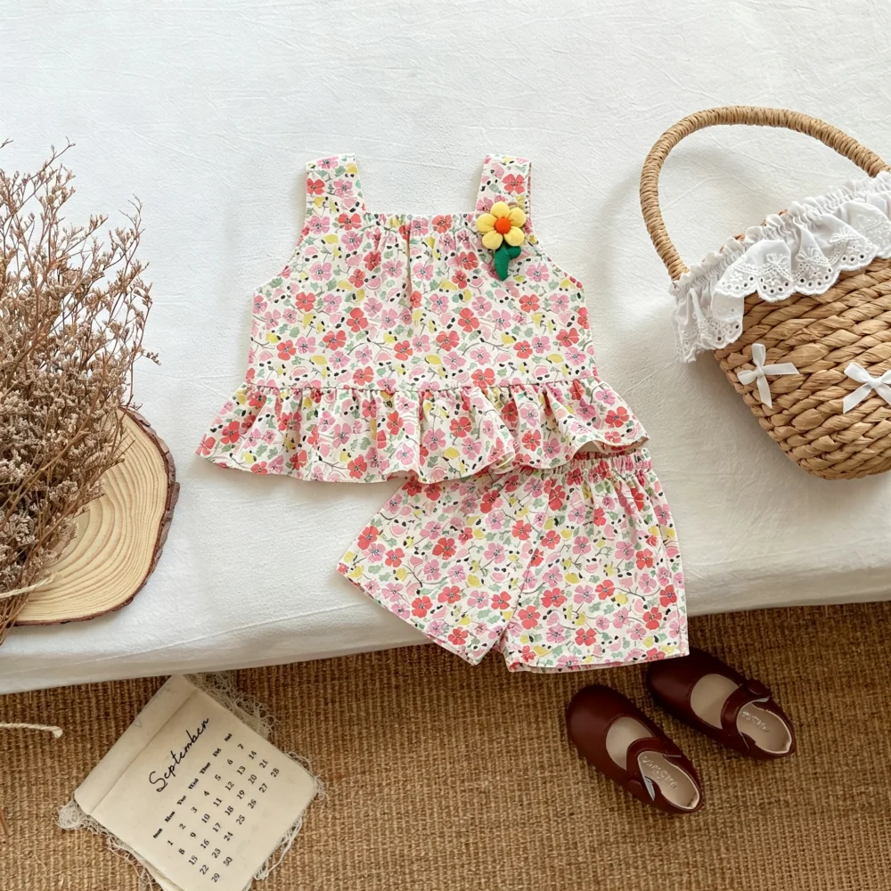 Summer Clothing Baby Girl - Conjunto de Verão para Menina com
