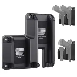 Magnet Gun Mount Holster For Glock 17/19/26 Taurus Car Concealed Universal Pistol Magnetic Holster Airsoft Accessories