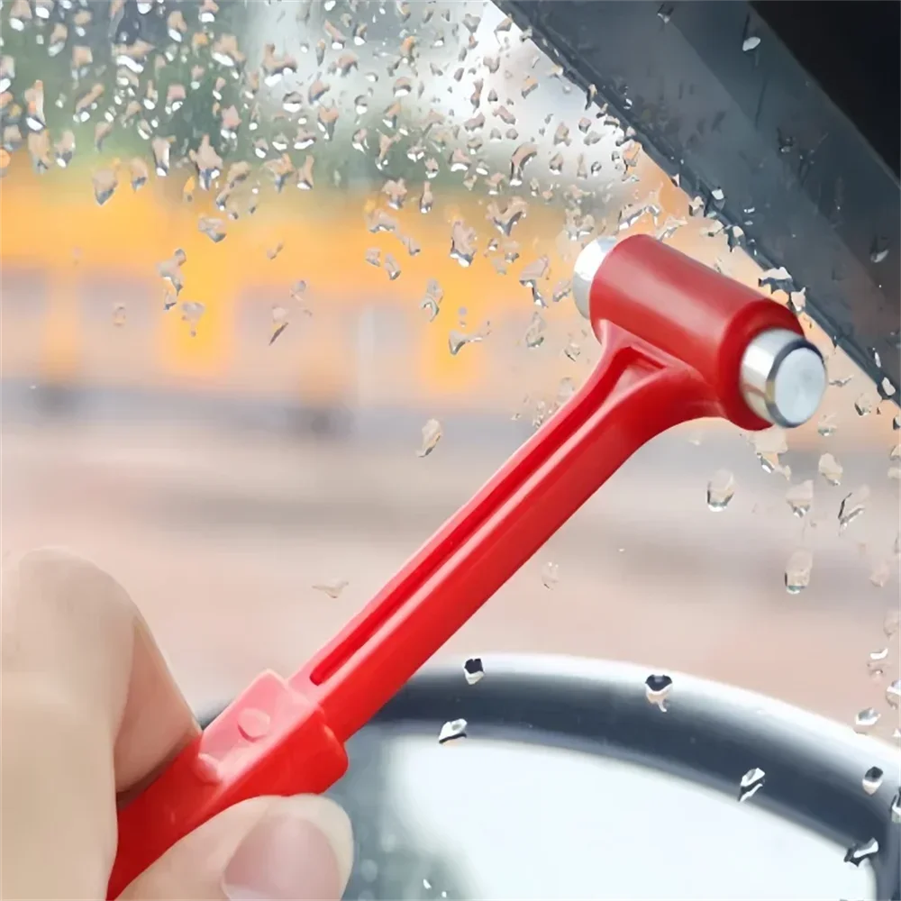 Car Self-Help Safety Hammer Emergency Escape Tool Fire Window Breaker Knock Glass Artifact Rescue Seat Belt Cutter Life Saving
