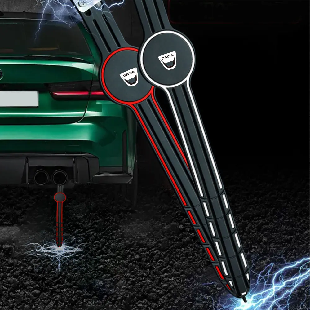 Car Automobile Static Belt Grounding Chain Anti Static Strip For Dacia Duster Logan Mcv Sandero MK2 Stepway Lodgy Jogger Wheel view 5