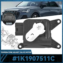 1K1907511C 1K0907511Q For VW EOS Golf GTI Jetta MK5 MK6 Touran For Audi A3 Q3 TT HVAC Temperature Adjust Valve Servo Motor LHD