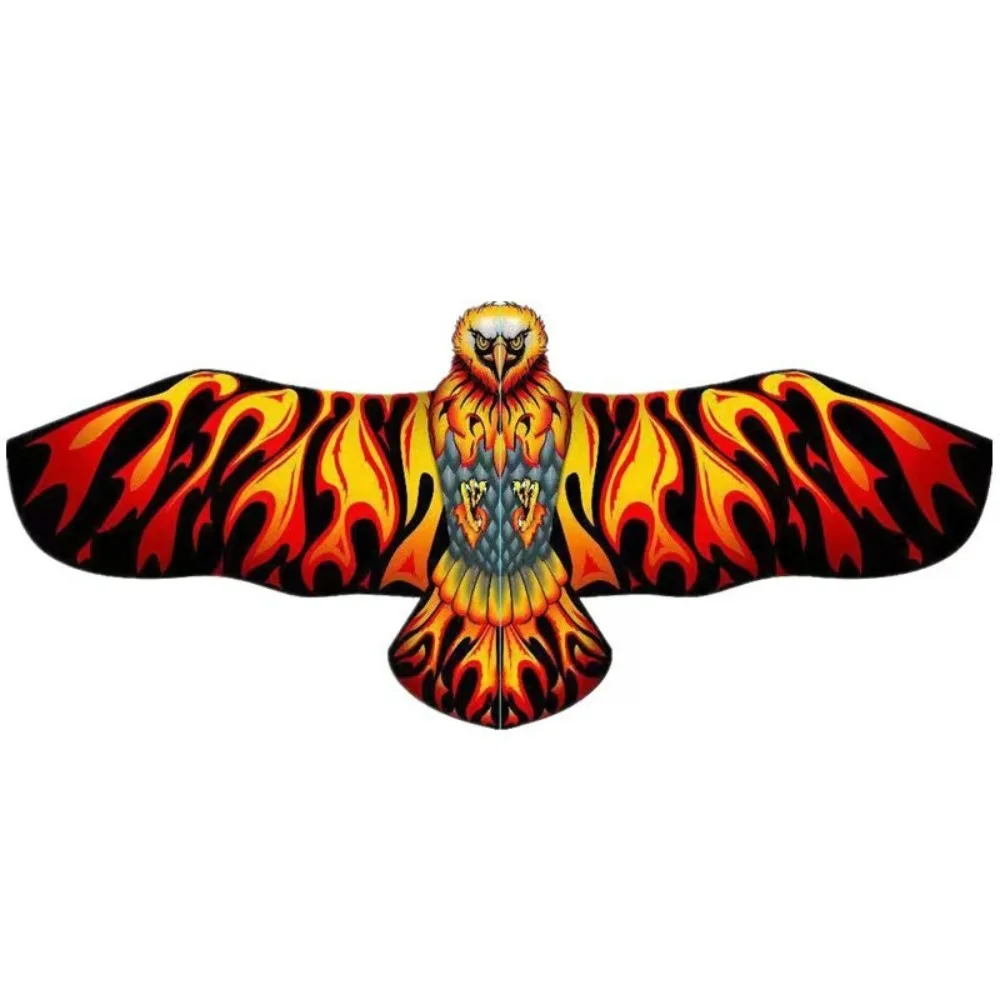Easy to Fly Large Eagle Kites 59 Inch Good Flying Flying Bird Kites Flat Eagle with 100 Meter Kite Line Outdoor Flying Toys