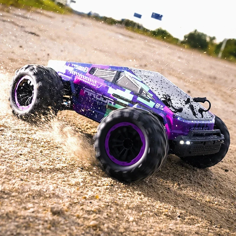 80km/h Brushless High-Speed Remote Control Car and Brushed 50KM/H 2.4g 4WD Rc Car Carbon Variable Speed Off-Road Vehicle