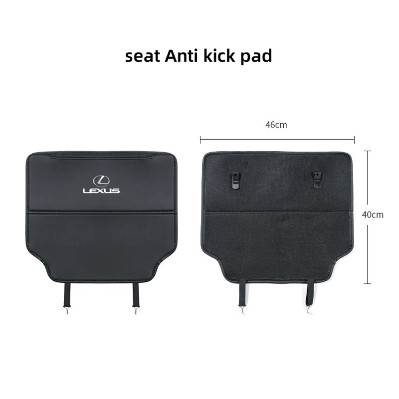 مقعد السيارة مكافحة ركلة وسادة الجلود الغطاء الواقي لكزس GS IS LS500h ES260 ES300h RX350h NX260 UX260 LM LC RZ450e TX RC CT200h