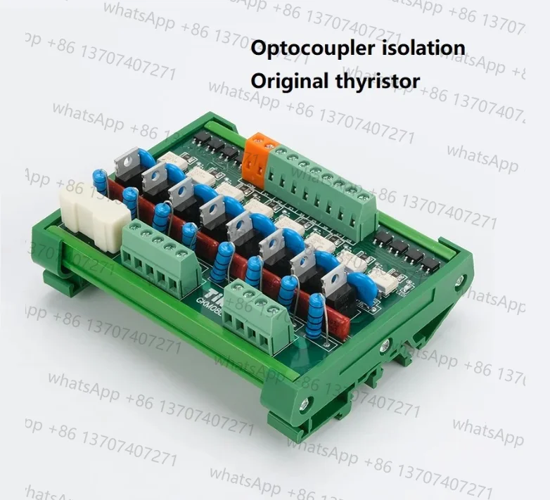 4-16 Channels PLC AC Amplifier Thyristor Solid Relay Module PNP NPN DC14-24V Input AC24-220V Output DIN Rail Optocoupler Isolate