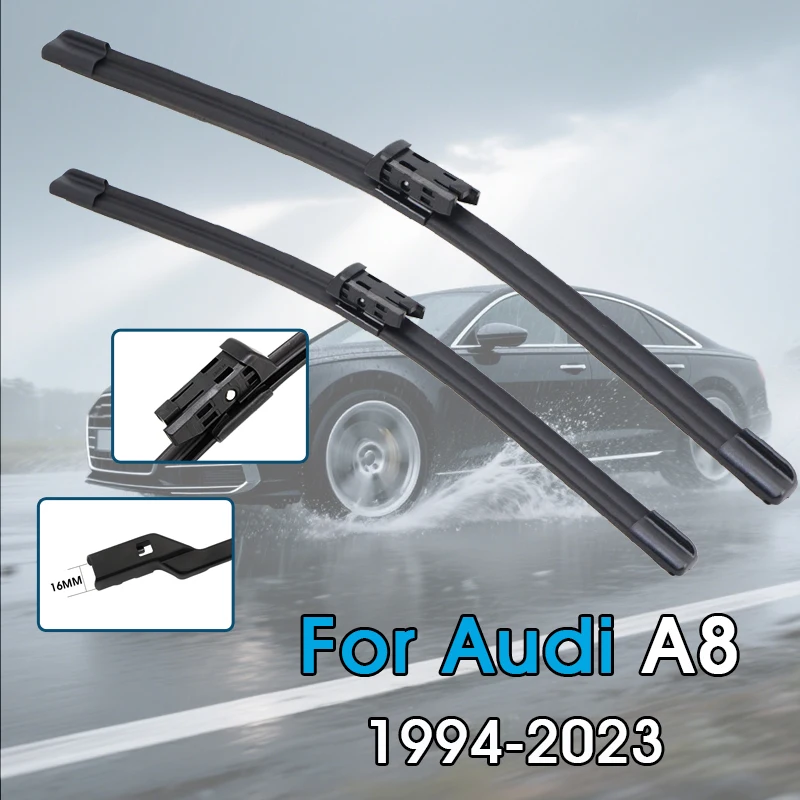 Auto Wischer Klingen Für Audi A8 A8L D2 D3 D4 D5 1994-2023 Windschutzscheibe Windschutz Frontscheibe Klingen auto Zubehör
