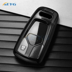 TPU Car Key Case Cover Shell Fob For Audi A5 A4 B9 TT Q7 A6 Q5 Sline SQ5 8S 8W 4M S4 S5 S7 TTS TFSI RS Car Key Cover Accessories