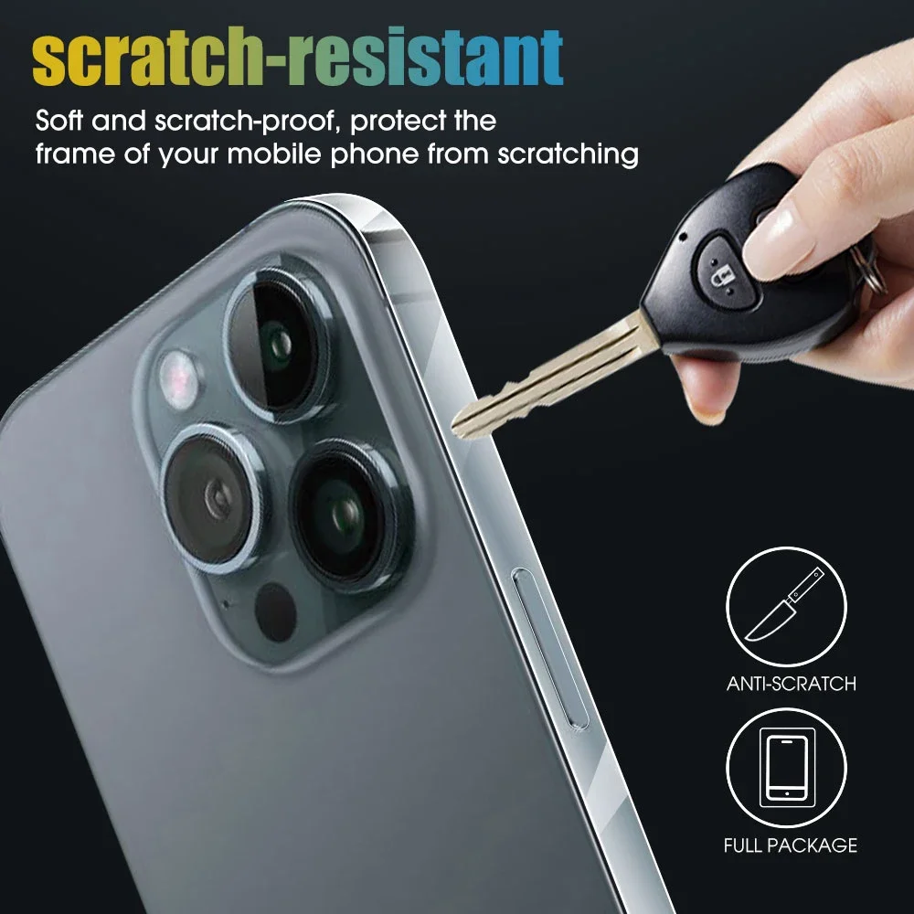 For iPhone 16 Pro MAX Side Hydrogel Soft Films Phone Frame Anti Scratch Protector Stickers Film For iPhone 16 Accessories