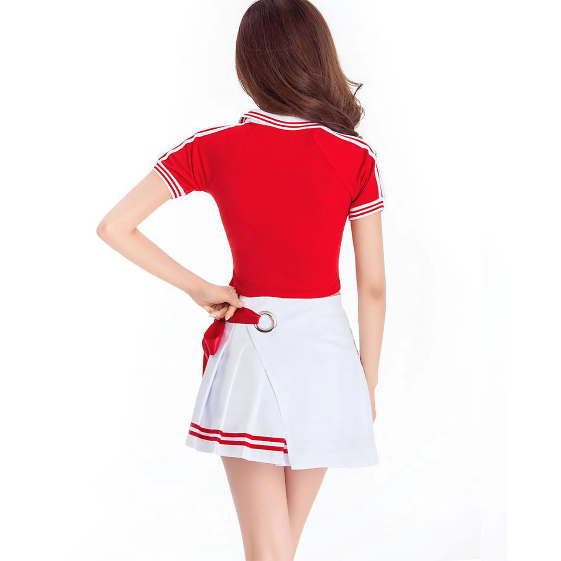Frauen Koreanische Gruppe Kostüm Cheerleading High School Cheerleader Uniform Basketball Spiel Show Street Dance Jazz Kostüm