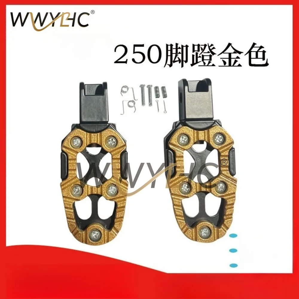 Motorcycle Modified CNC Aluminum Alloy Foot Pedal Metal Non-slip and Wear-resistant Foot , GW250 Foot Pedal Rear Seat Rest