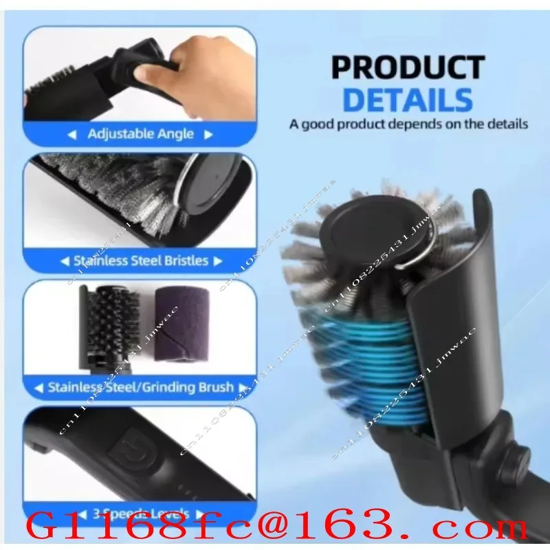 Electric Grill Brush for Cleaning Heavy - Oil Stains on Grill Grates