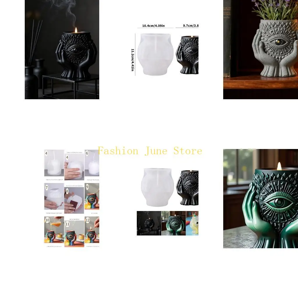 

N5KA Универсальная силиконовая защитная форма для глаз, подходящая для смолы и бетона