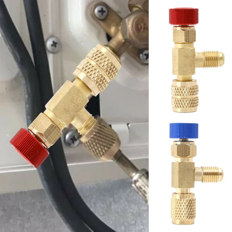 

Air Conditioning Adding Fluorine Safety Valve R410 Refrigerant Safety Adapter Maintenance Switch Valve R22 Detection Repair Tool