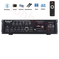 SUNBUCK 6188BT 2.1 300W High Power SD USB FM Bluetooth Remote Control AV Amplifier Home Sound Amplifier Audio