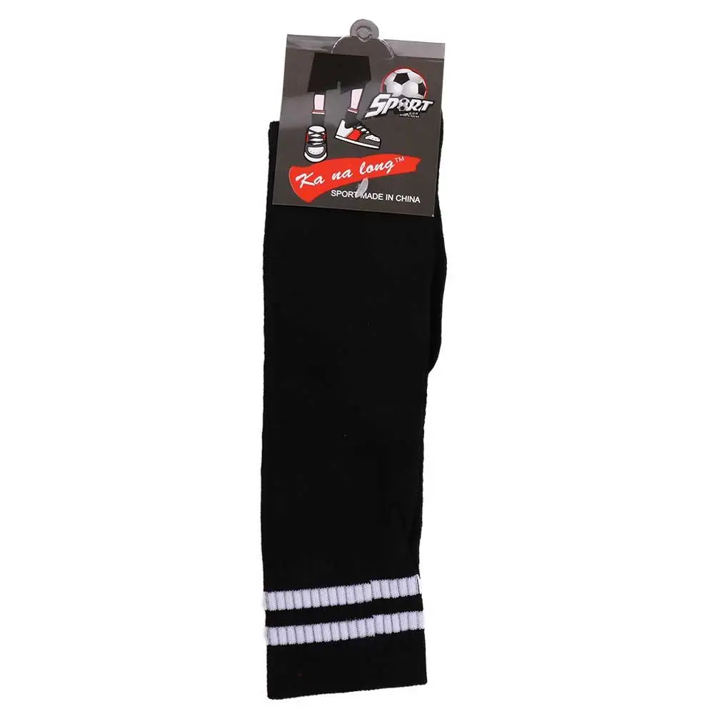 Striped Multicolor Compression Stockings Cotton Spandex Football Long Socks  Sock Sports Socks Soccer Over Knee Socks