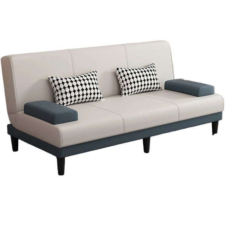 

Dual-purpose foldable small apartment multi functional living room household latex single and double sofa