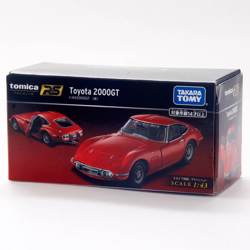 Takara Tomy Tomica Premium RS 1/43 Toyota 2000GT Diecast Model Super Car Toy Gift for Boys and Girls Teenagers