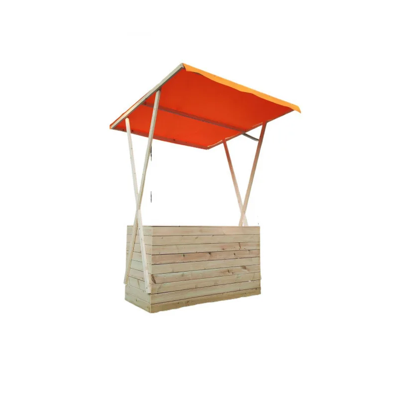 

Outdoor folding display stand, mobile night market event wooden float