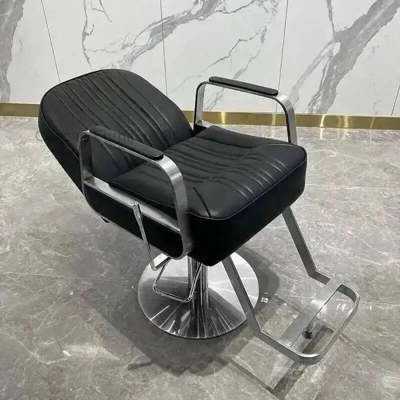 Vintage Chairs Gold Salon Chair Swivel Vanity Luxury Professional Manicure Barber Scissors Pink Black Stations Furniture Red Spa