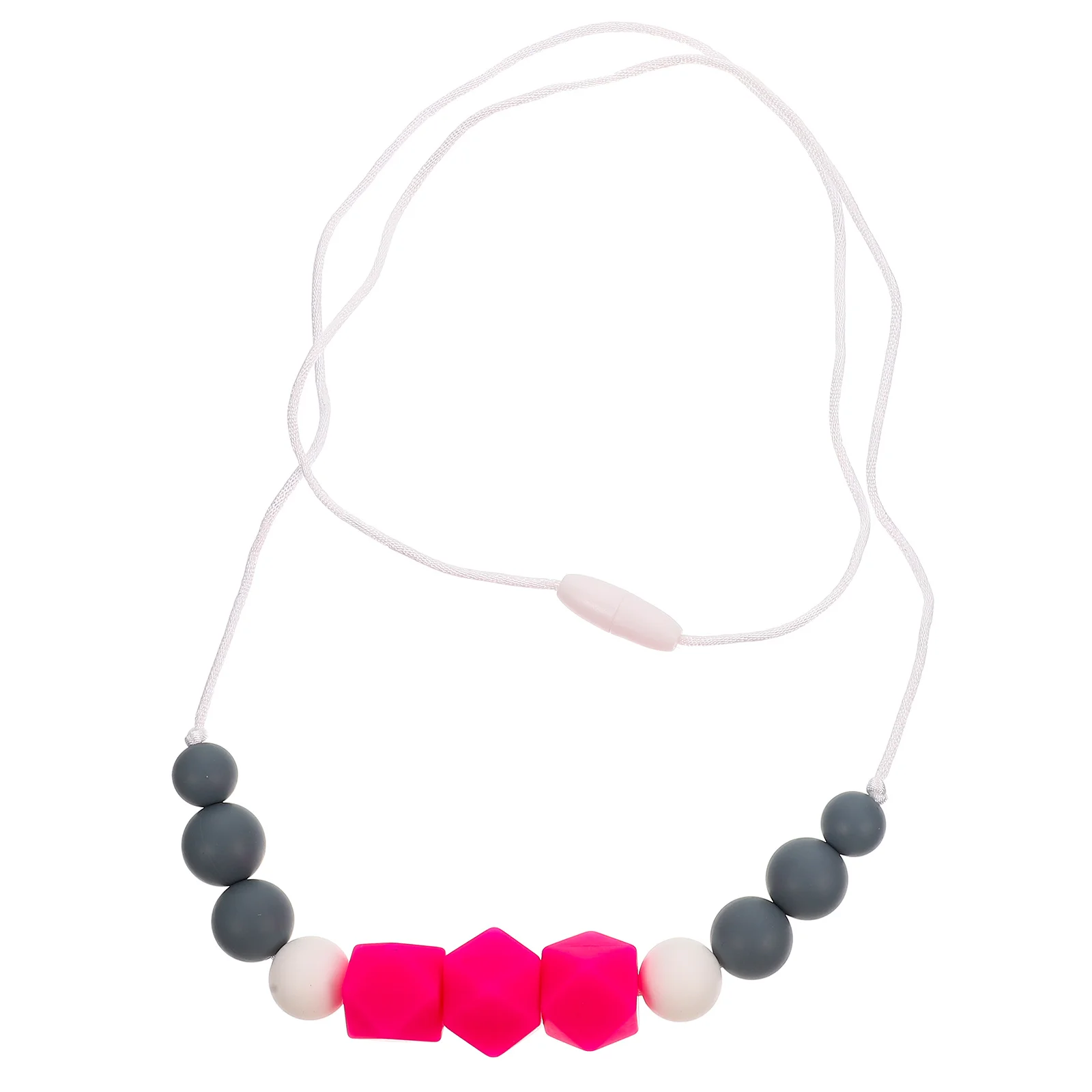 

Детское силиконовое ожерелье для прорезывания зубов, пищевой жевательный ошейник для младенцев, успокаивает боль в челюсти, жевательный аксессуар для новорожденных