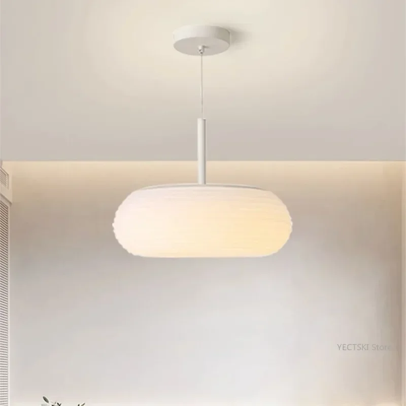 

GHEUVNJ Minimalist modern retro striped French bedroom lamp Nordic creative minimalist art warm room lamp