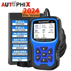 AUTOPHIX 7360 For Toyota Scanner OBD2 All System Scan Automotive Code Reader ABS EPB SRS OIL BAT Reset for TOYOTA LEXUS