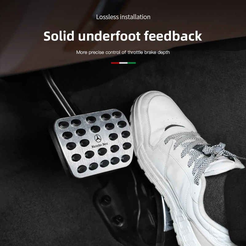 سيارة الغاز الوقود الفرامل القدم غطاء دواسة لمرسيدس بنز AMG W206 W204 W205 W212 W464 W240 W211 GLE GLS GLC CLA GLA GLK W247 W246 #3