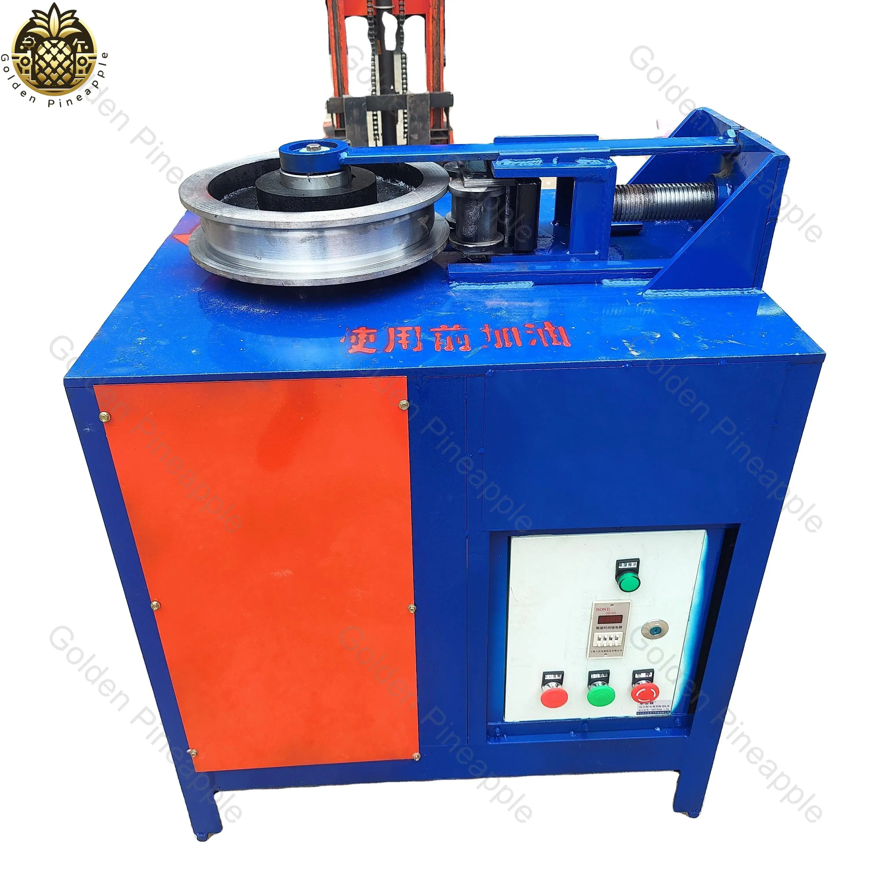 

High Quality Small Electric Automatic Flat Bending Machine for Round and Square Pipes with PLC Core Components