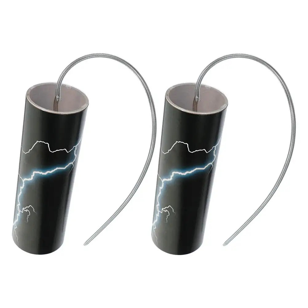 2Pcs Thunder Drum Tube Percussion Instrument Sound Effects Musical Toy Kids Education Orff Spring Stormy Drum Set
