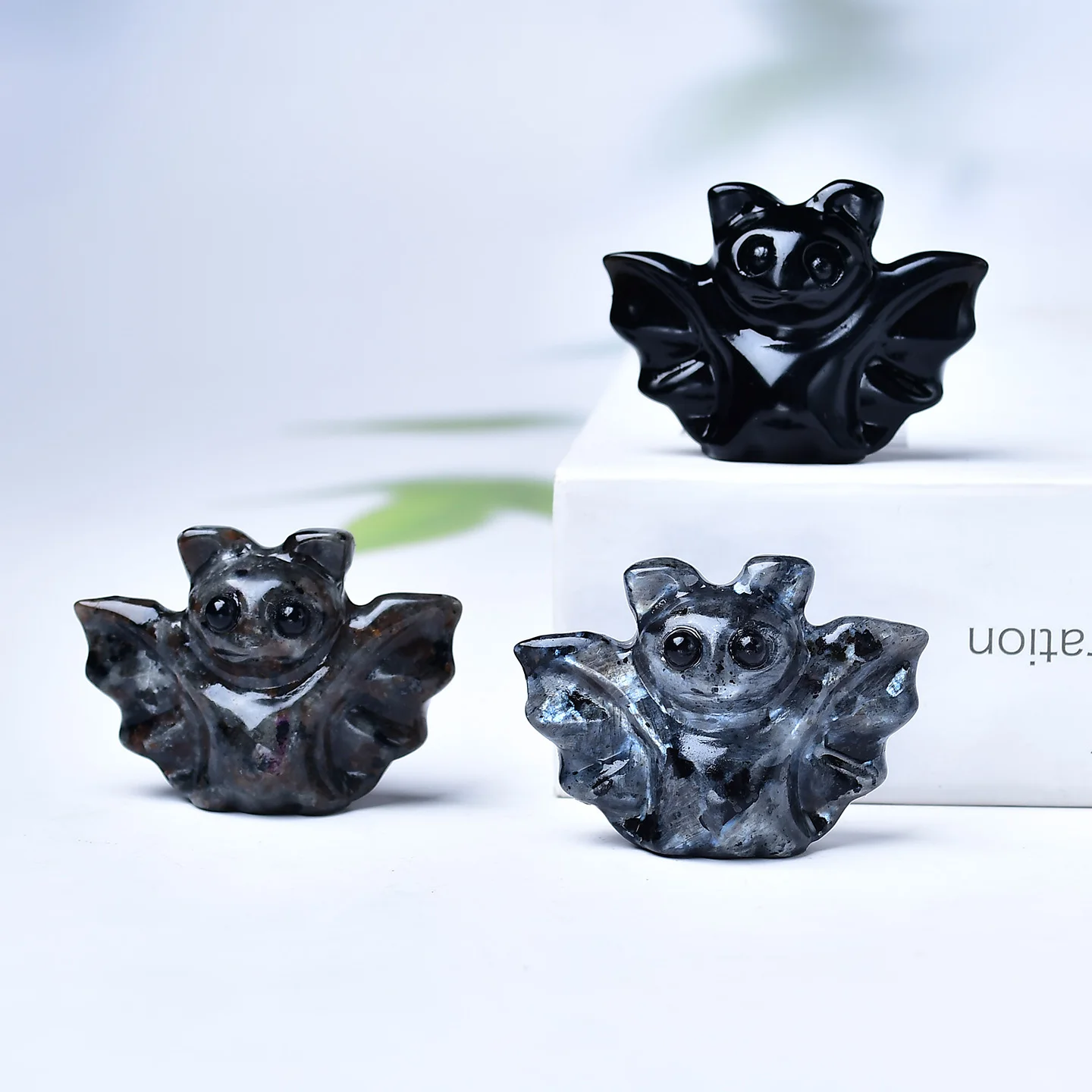 Crystal Carved Bat, A Perfect Halloween Crystal Gift, A Mini Item
