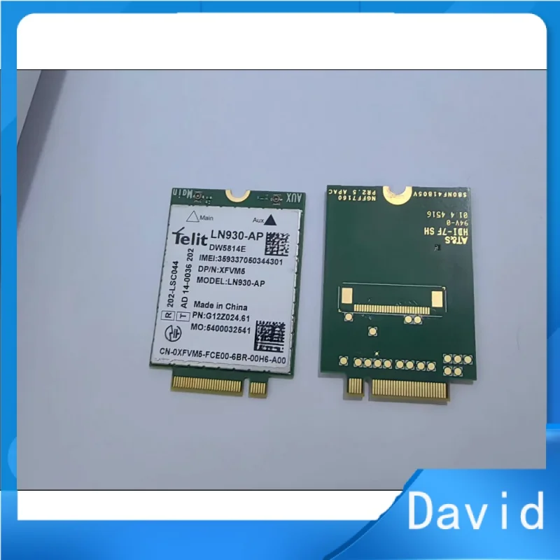 8P1XC  Ln930 LN930-AP Nrr39 Ngff Card For Dell Wireless Wifi Dw5810e Dw5814e Venue 11 Pro lte/dc-hspa  Wwan 4g Network Card