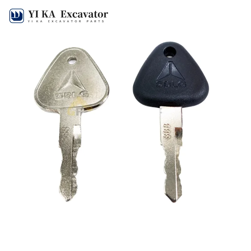 For Shandong Lingong Excavator Key 60/65/80/135/360 888 Excavator Start Ignition Key New