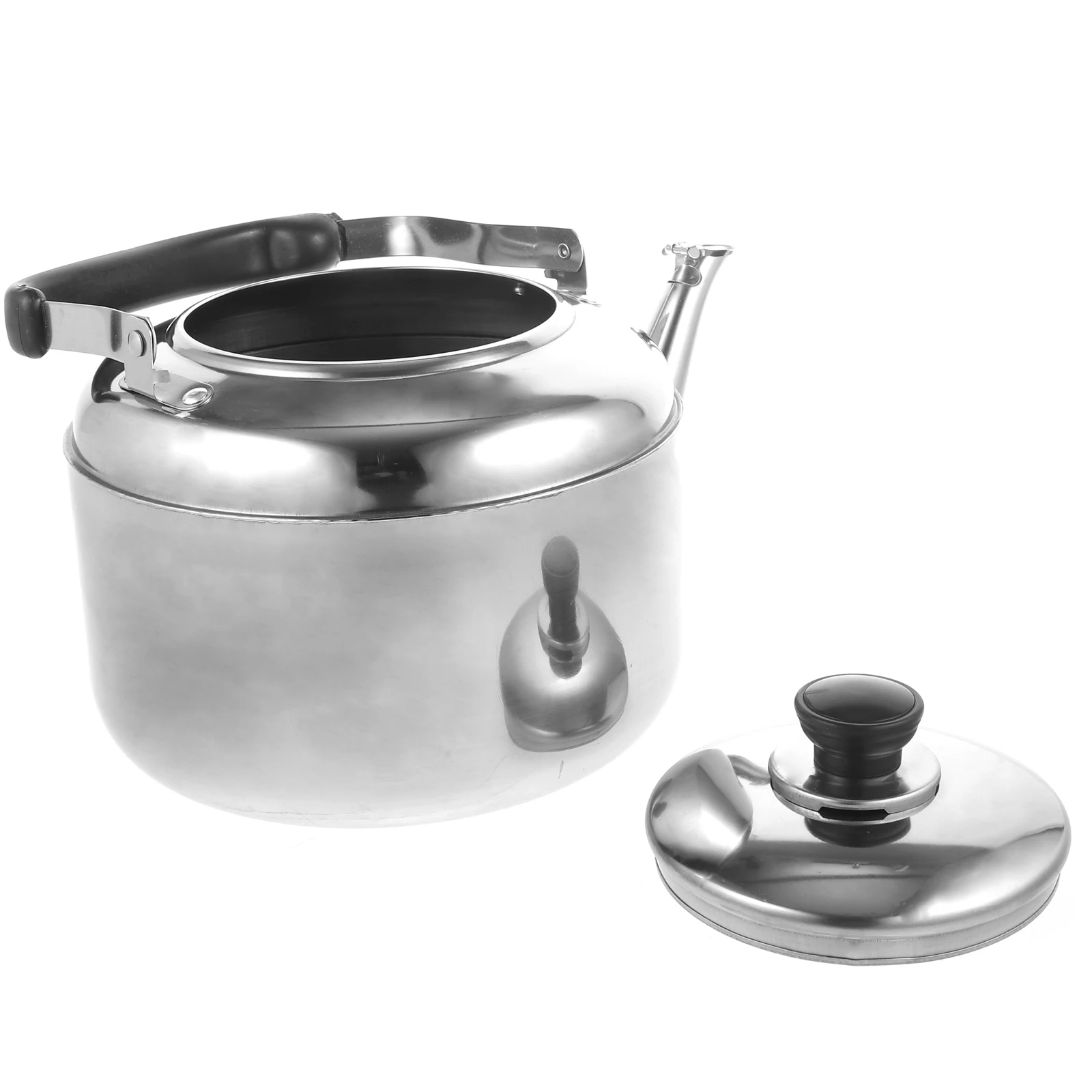 

4L Stainless Steel Large Capacity Sounding Kettle Fast Heating Anti-Scald Handle Comfort Grip Household Water Pot Tea