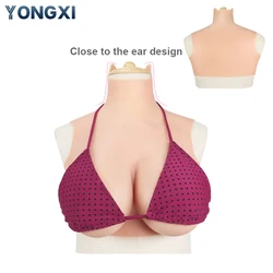 YONGXI New Generation Close to The Ear Design Silicone Breasts Dress for The Sissy Cosplay or Mastectomizer Finds Confidence