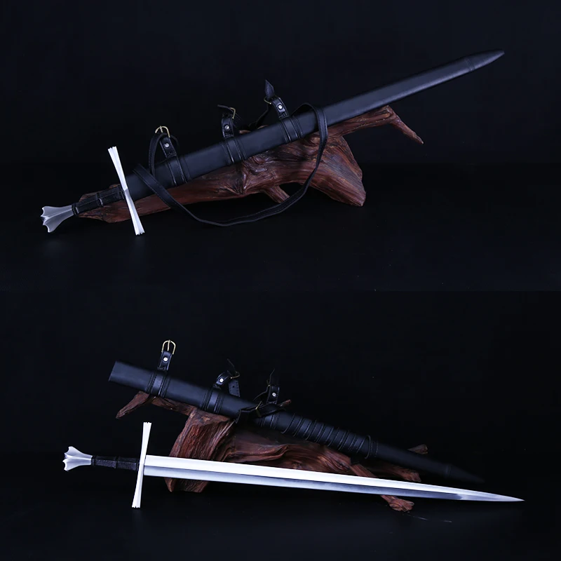 Handmade  European Sword Training Sword,Bastard Sword,Full Tang, 1060 High Carbon Steel, Medieval Sword For Battle