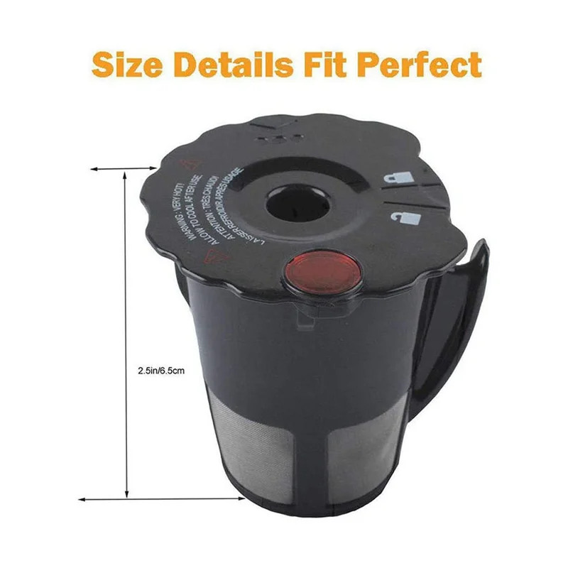 AF93-4PCS Coffee Filter For Keurig K-Cup 2.0 Series Model Accessories For Keurig K200 K300 K400 K500