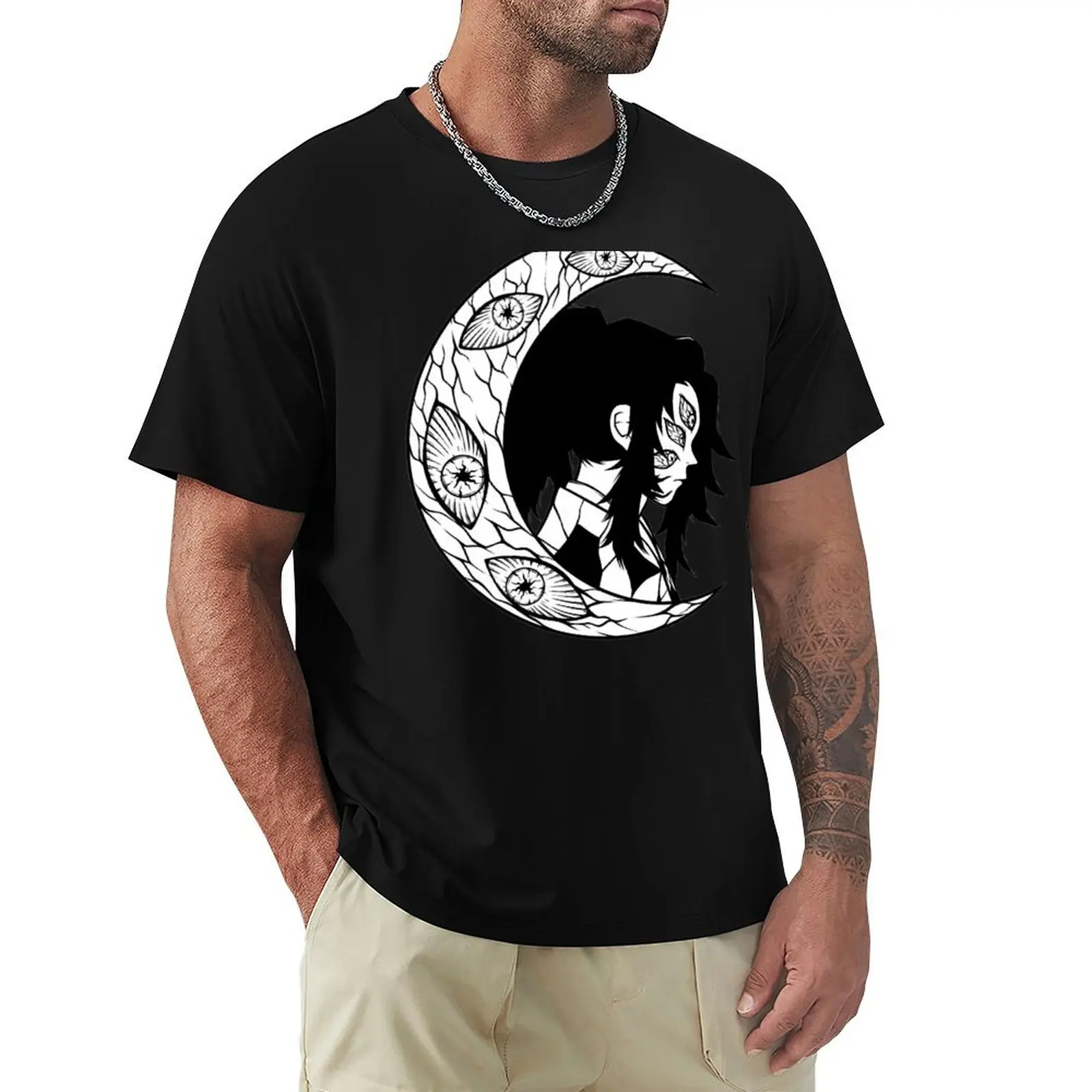 The strongest upper moon T-Shirt funny t shirts cotton T-Shirt