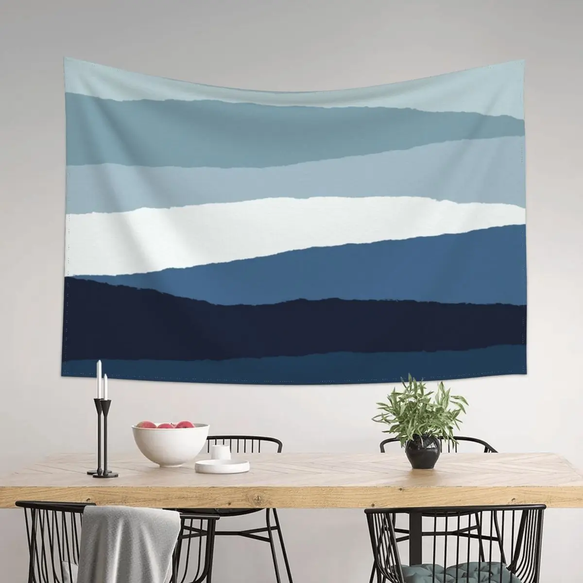

Navy Blue Abstract Tapestry Wallpaper Bedroom Decoration Home Anime Decor Tapestry