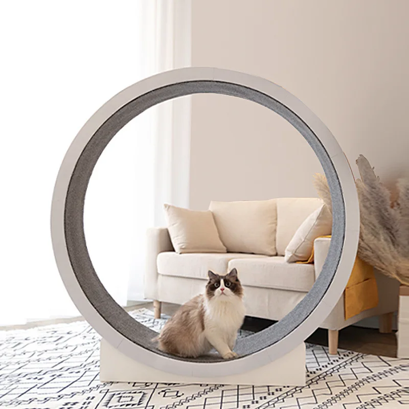 

Cat Treadmill Exercise Equipment Big Roller Wheel Toy Climbing Frame Running Wheel Running Roller Kitten Scratch