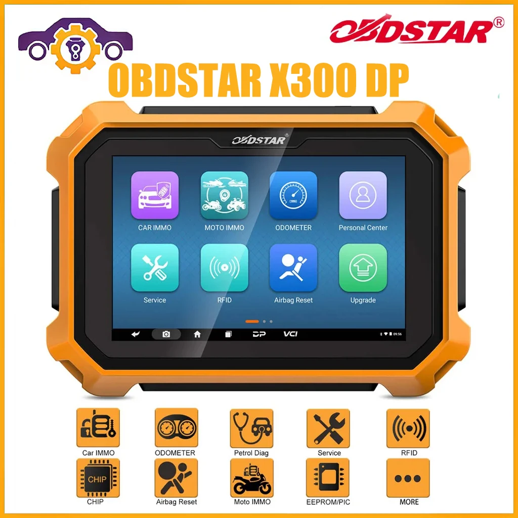 

OBDSTAR X300 DP PLUS X300DP A/C Version Support ECU Programming Add Airbag Function With P004 Included 2 Years Free Updgrade