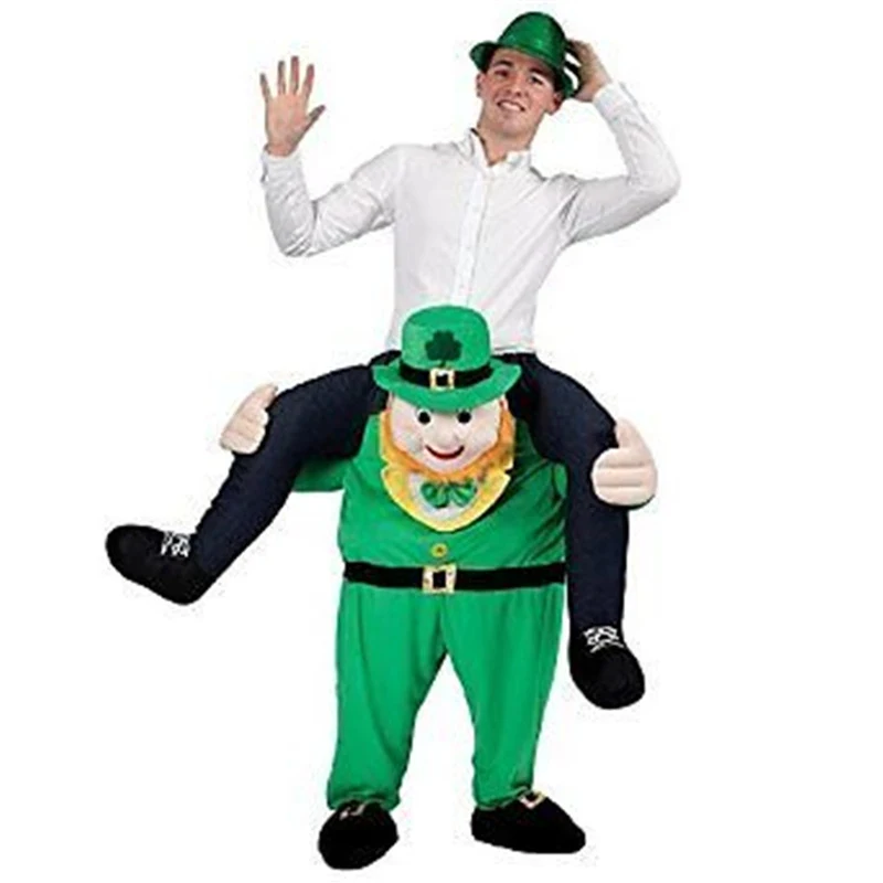 

❤2026✚Adult Halloween Cosplay Costumes Men Women Ride On Me Mascot Carry Back Funny Animal Pants Fake Leg Christmas Party Cospl◀