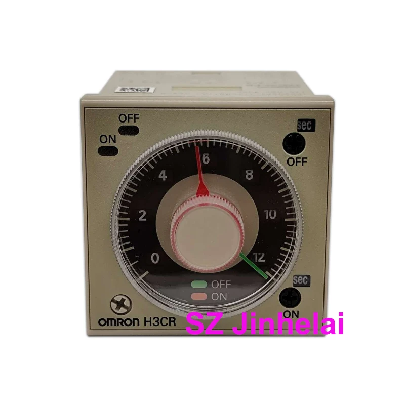 Authentic Original Omron Time Calculator Solid State Timer Time Relay H3CR-F F8 F8N 240VAC or 48VDC