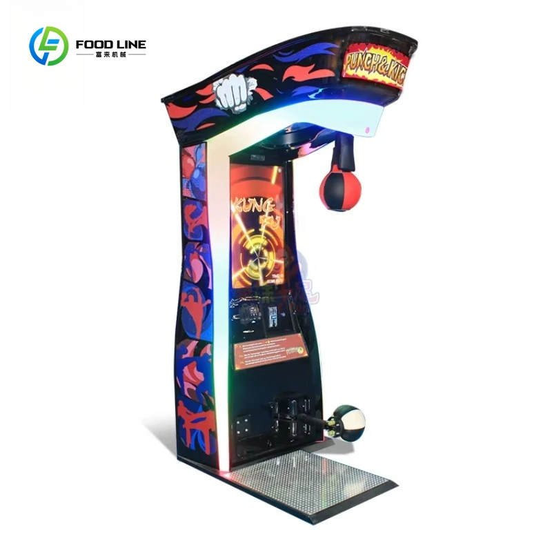 Custom Hot Music Electronic Boxing Machine Boxing Trainer Competition Arcade Game Machine